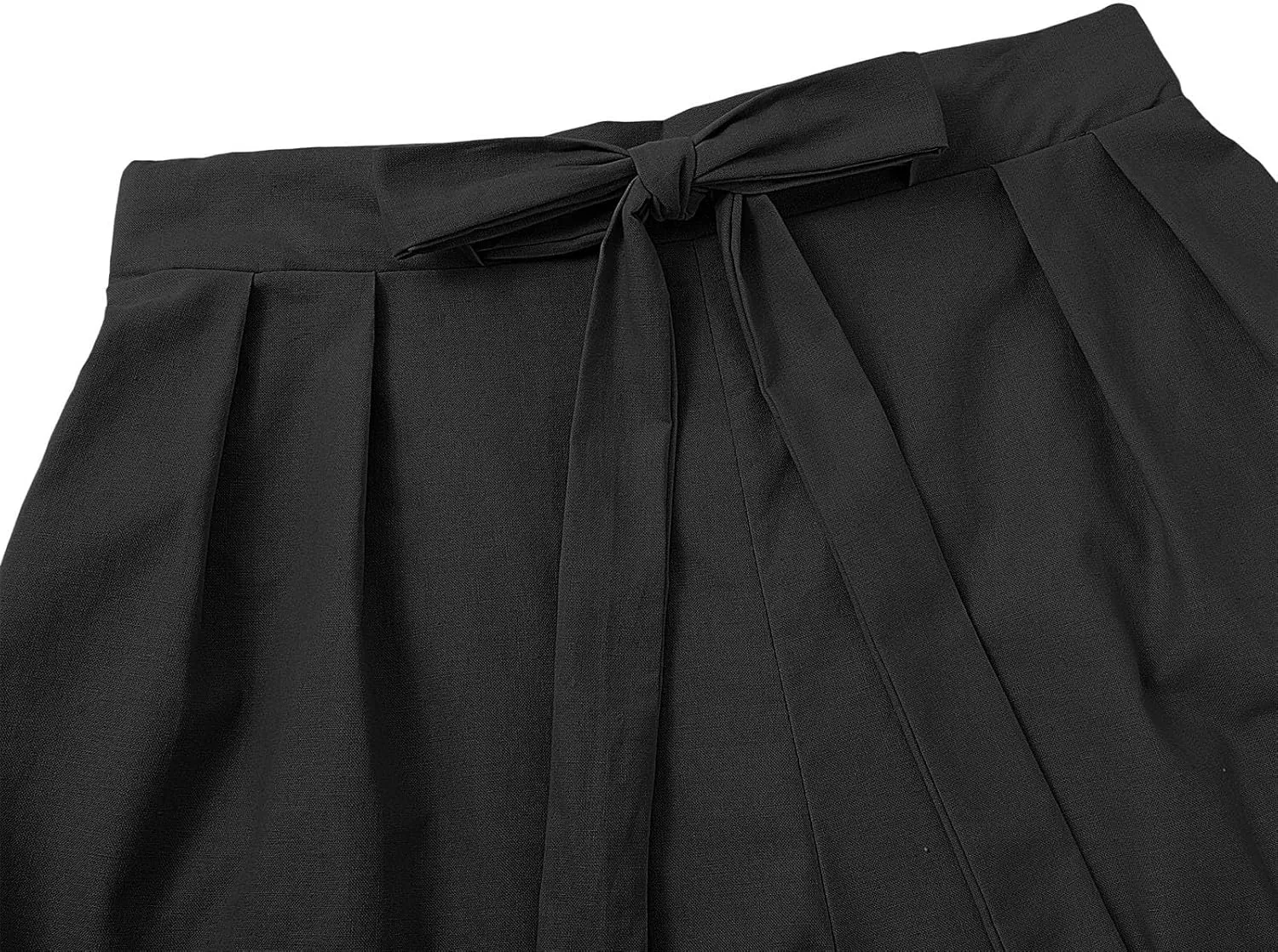 Bermuda Linen Shorts for Women Summer Beach High Waisted Drawstring Lightweight Vacation Fashion Pockets Knee Length