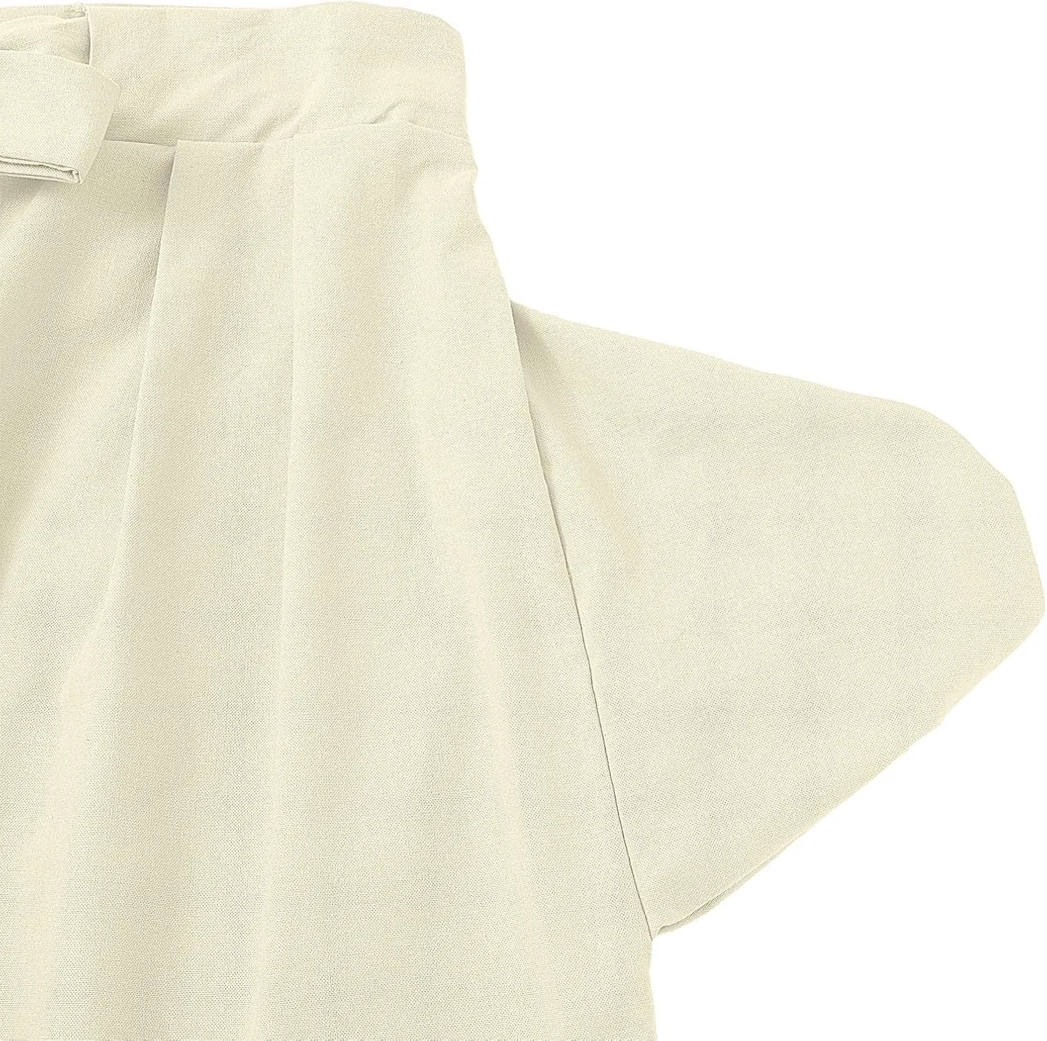 Bermuda Shorts for Women Linen Dressy Casual Summer Wide Leg Elastic Waist Drawstring Baggy Boho Athletic SweatShorts