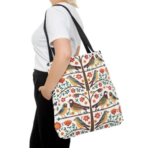 Birds on a Tree Tote Bag Trendy Fashion