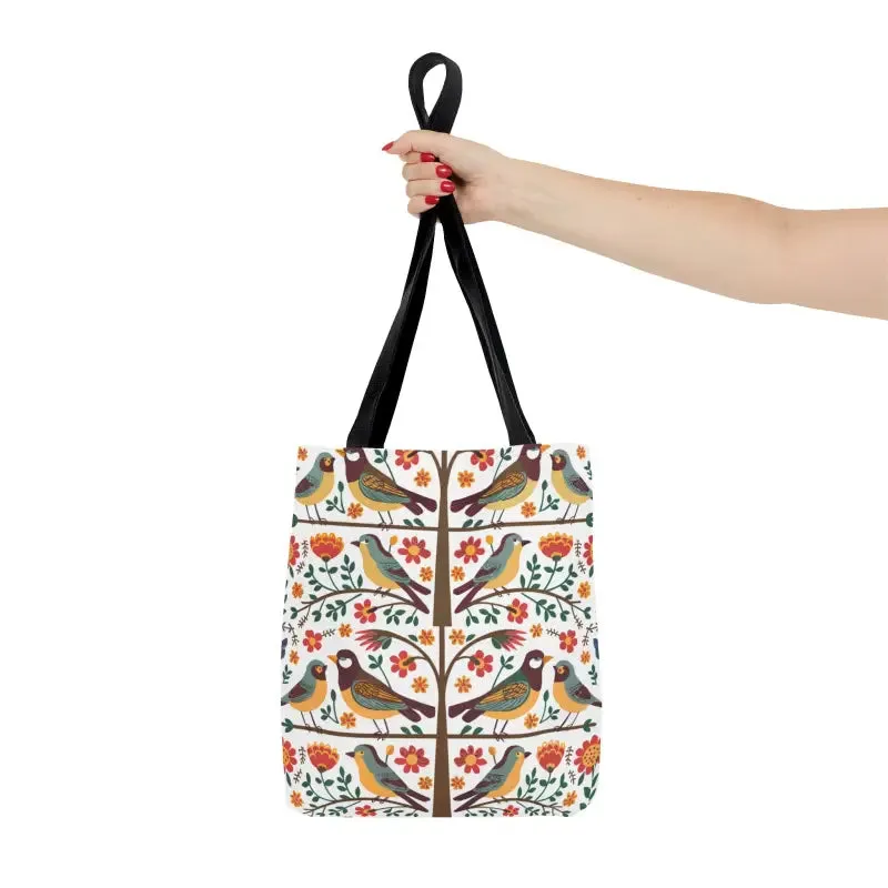 Birds on a Tree Tote Bag Trendy Fashion