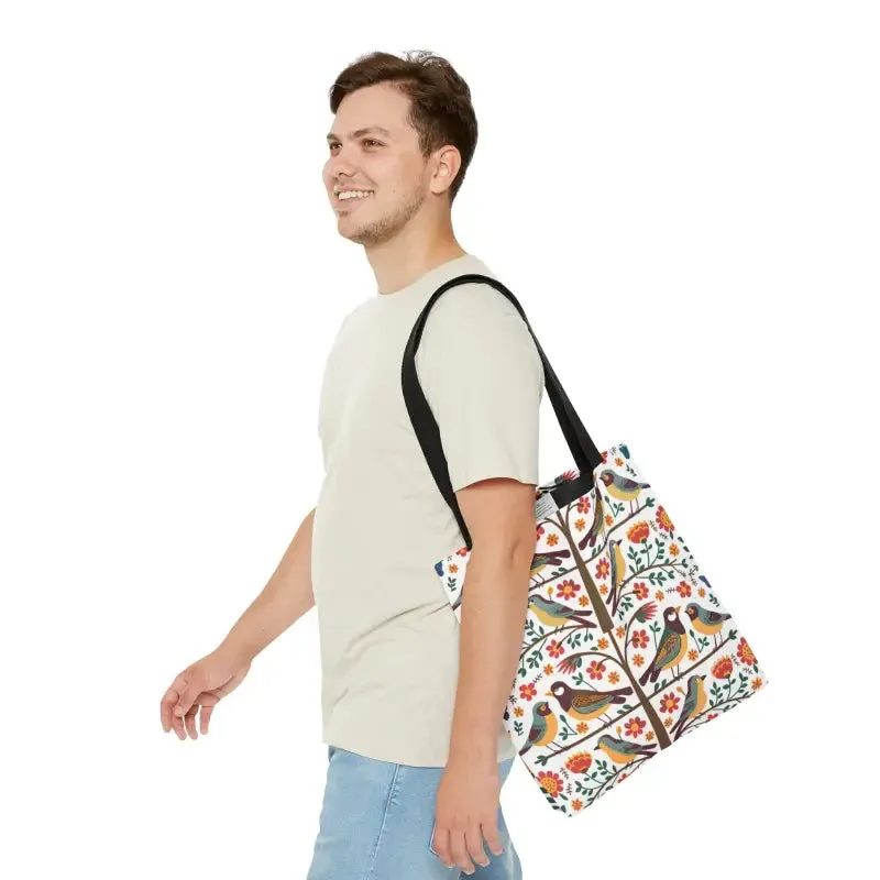 Birds on a Tree Tote Bag Trendy Fashion