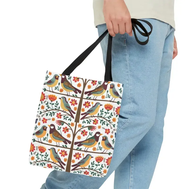 Birds on a Tree Tote Bag Trendy Fashion