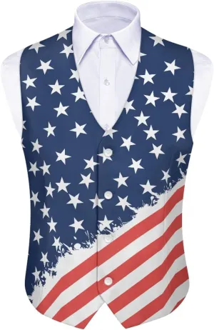 Biyejit Men's Suit Vest Business Formal Dress Waistcoat Slim Fit Vests for Men for Suit or Tuxedo Wedding Dress