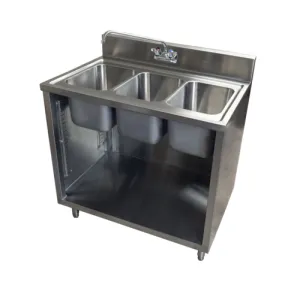 BK Resources CSTR5-3-1014-PG Compartment Sinks