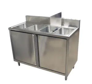 BK Resources CSTR5-4-1014HHS Compartment Sinks