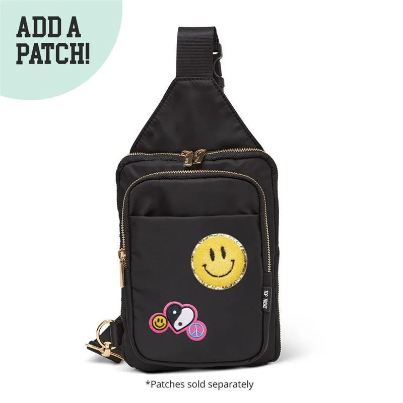 Black Crossbody Nylon Sling