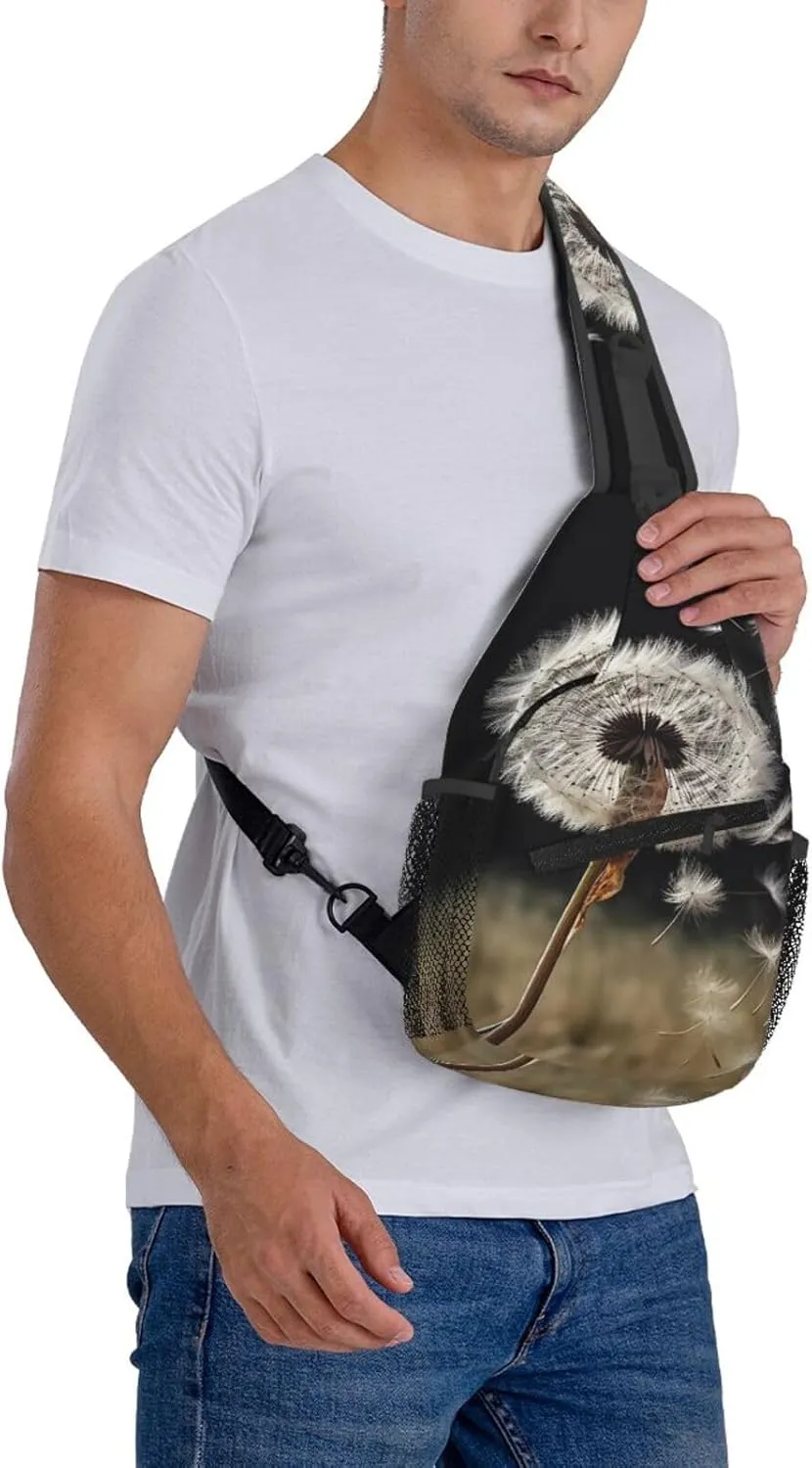 Blowing Away In The Wind Sling Bag Backpack For Men Cross Chest Bag Crossbody Shoulder Bag Travel Hiking Daypack