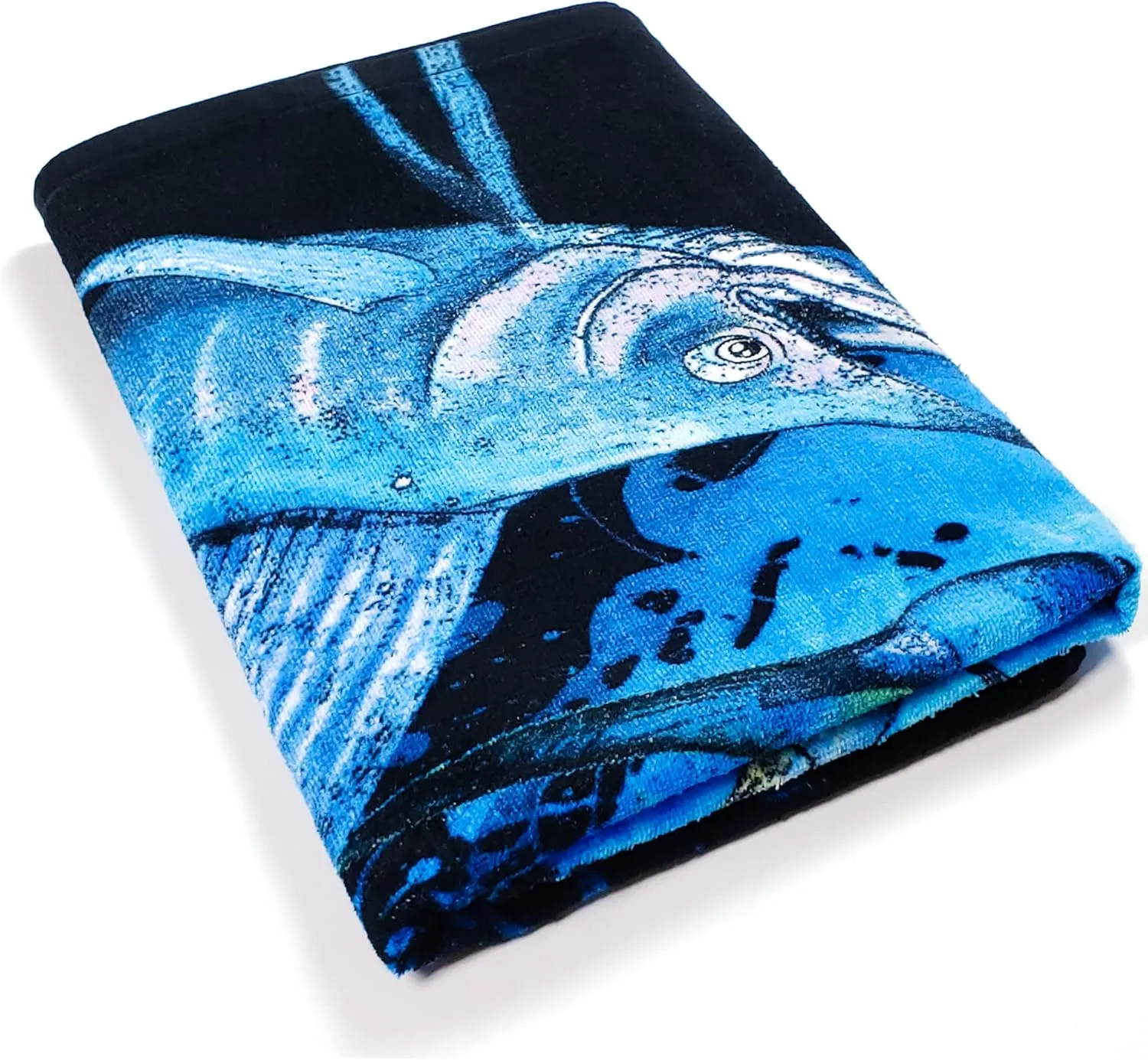 Blue Marlin Beach Towel 30 x 60 inch Fishing 100% Cotton (1 Towel 30" x 60, Marlin)