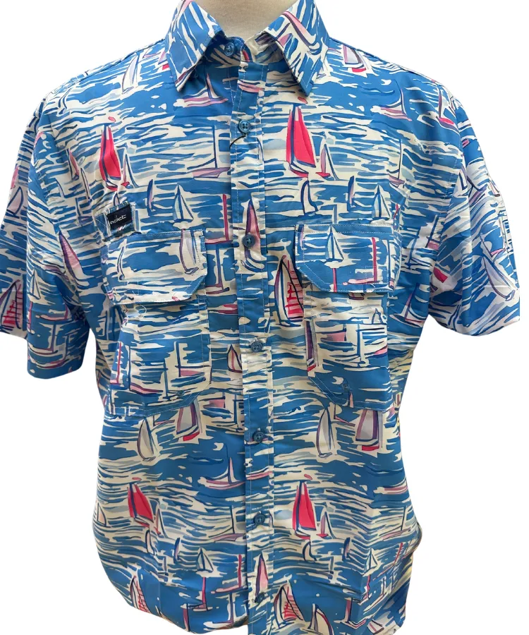 Blue Sailboat