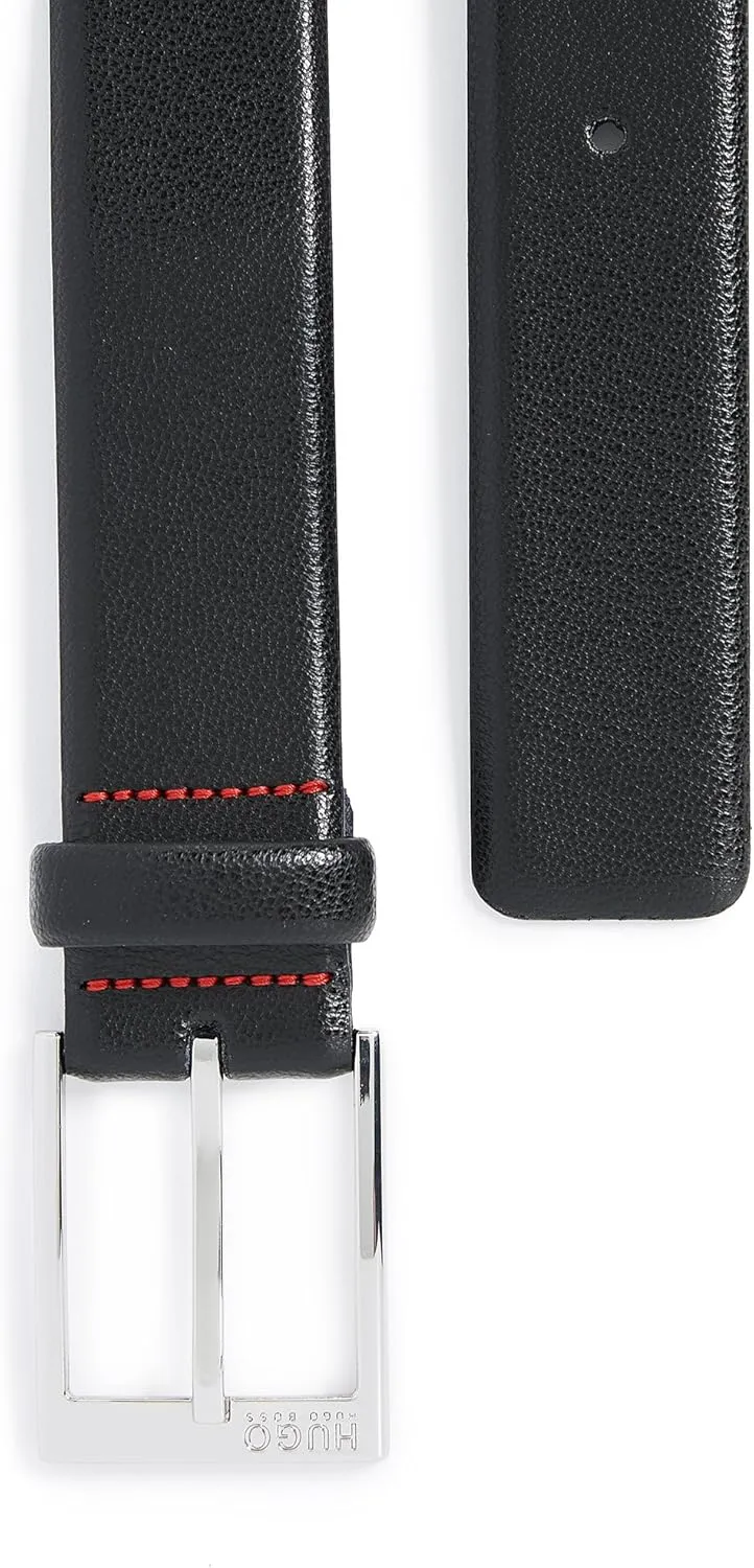 BOSS Men's Gellot Grainy Leather Belt