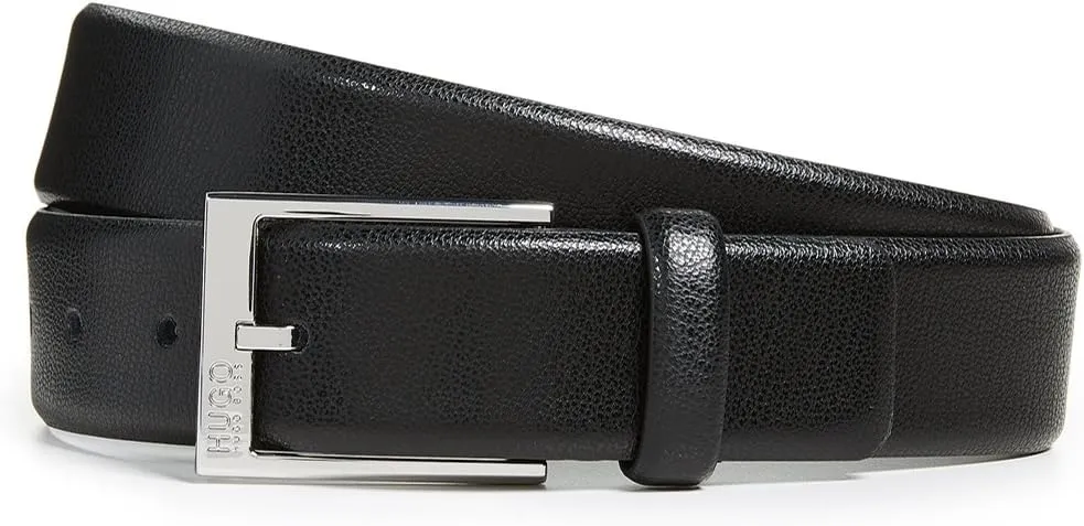 BOSS Men's Gellot Grainy Leather Belt