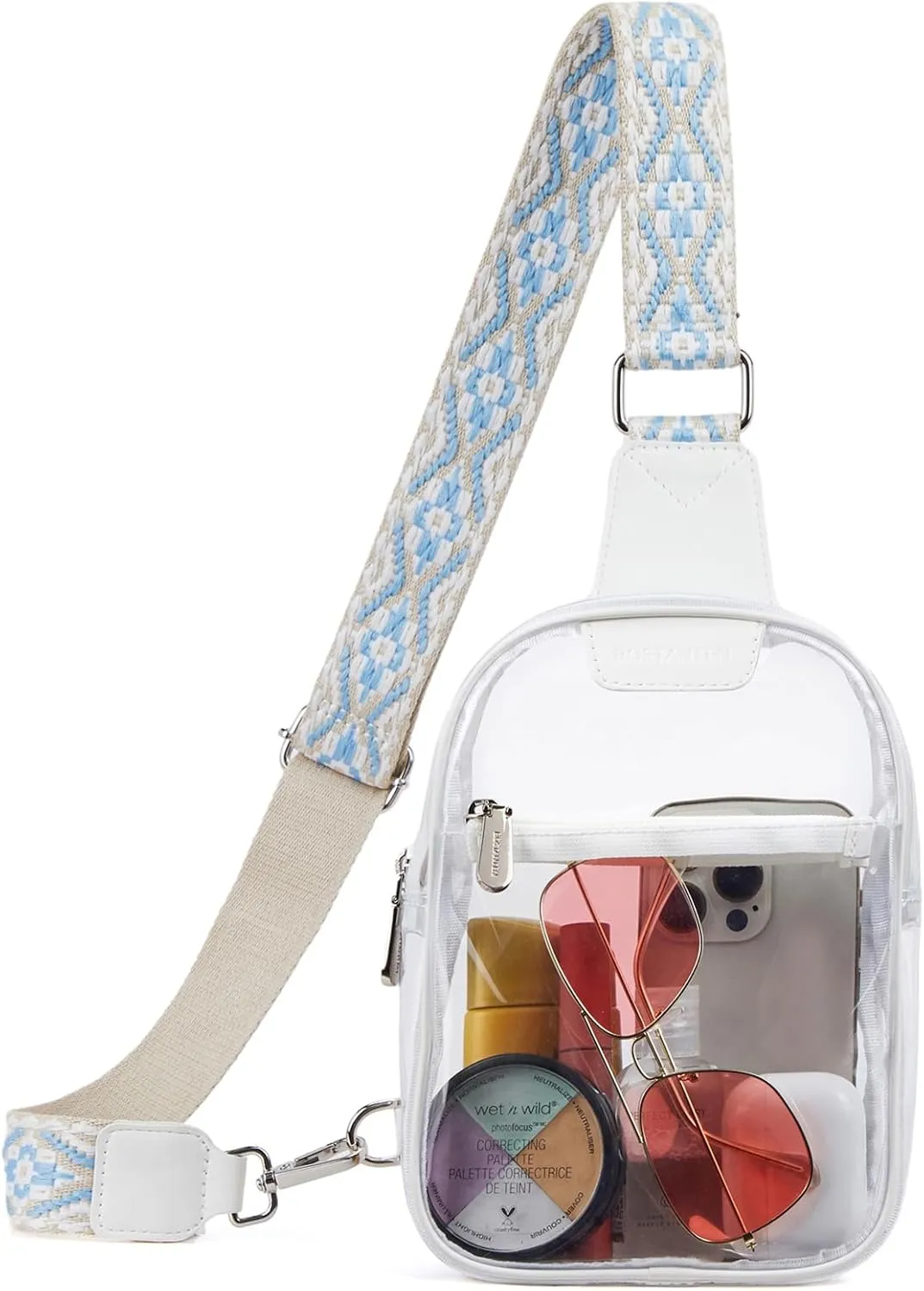 BOSTANTEN Small Sling Bag for Women Leather Fanny Pack Chest Bag