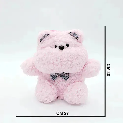 Bow-tique Bear Plush Sling Bag