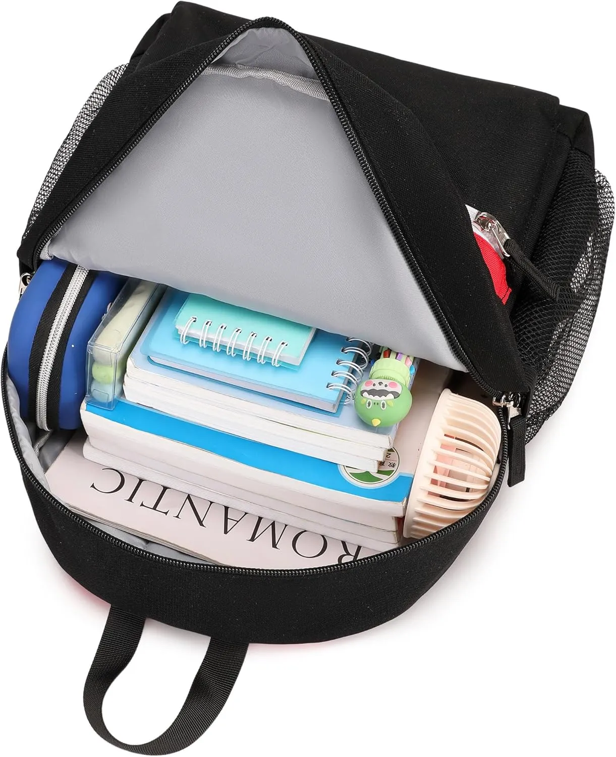 Boys Backpack for School Kids 15 inch Bookbag for Kindergarten Boy 4-6 (Black and Red)
