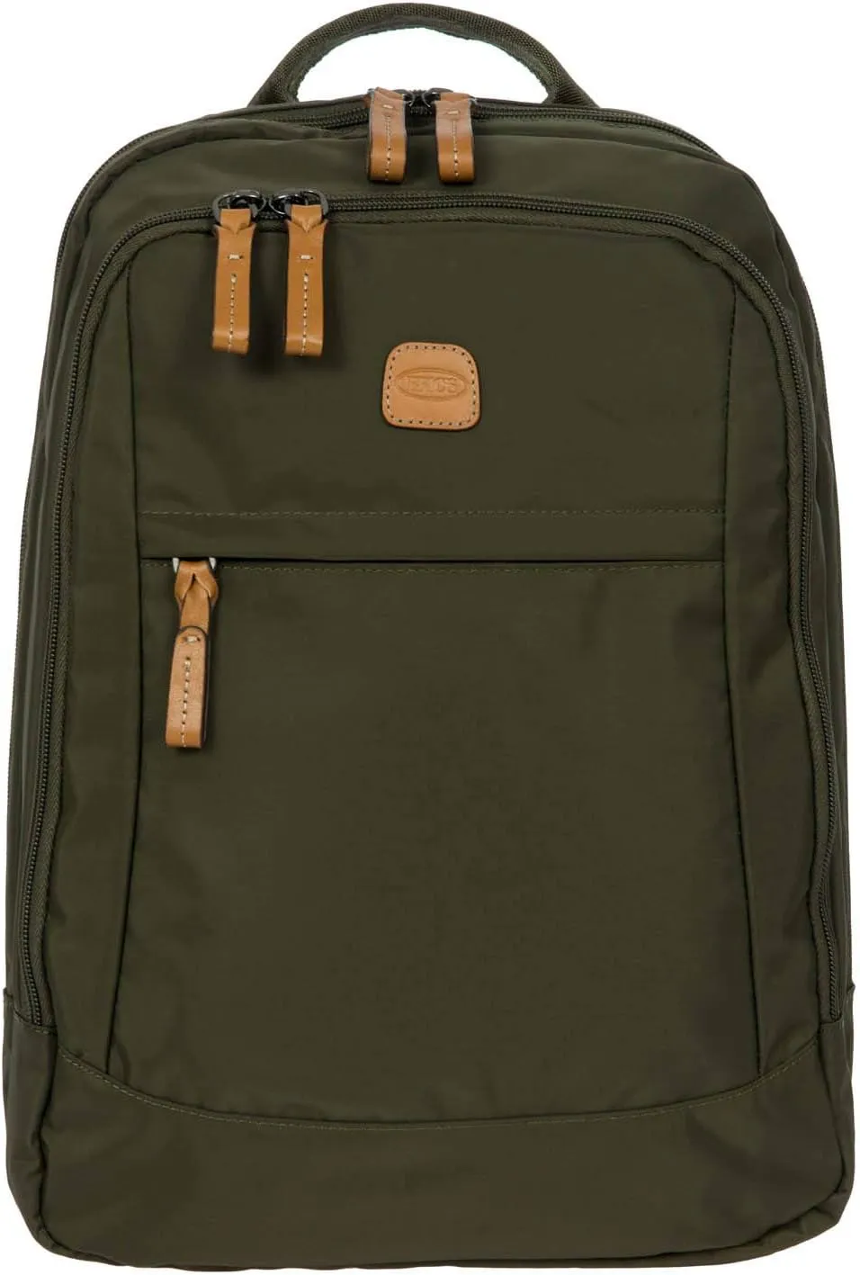 Bric's X-Travel Metro Backpack - 15 Inch - Travel Backpack for Women and Men - Designer Bag with Large Pockets - Olive