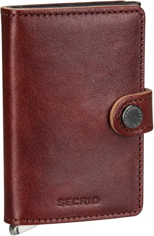 Brown Basco Miniwallet by Secrid