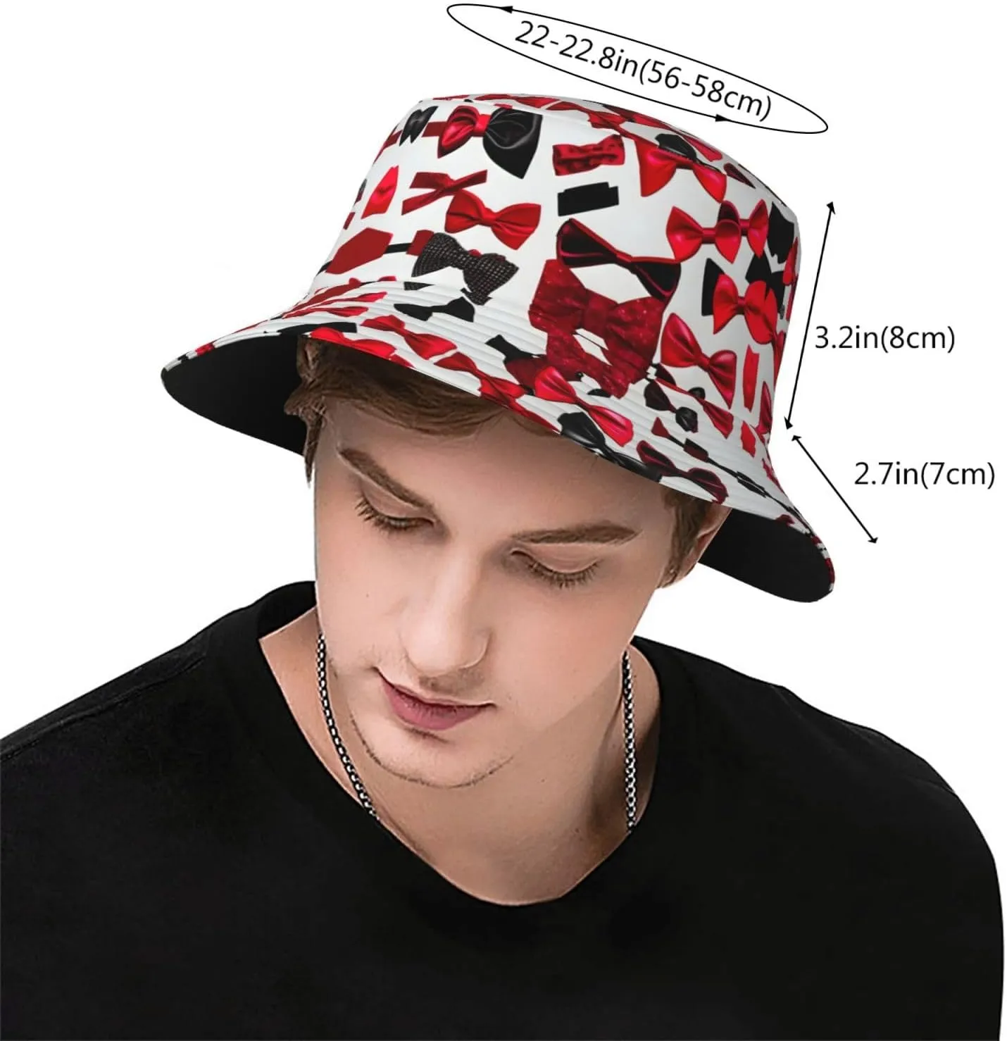 Bucket Hats for Travel Summer Womens Packable Beach Sun Fisherman Hat for Men Fishing Hat,Pink Butterfly Print