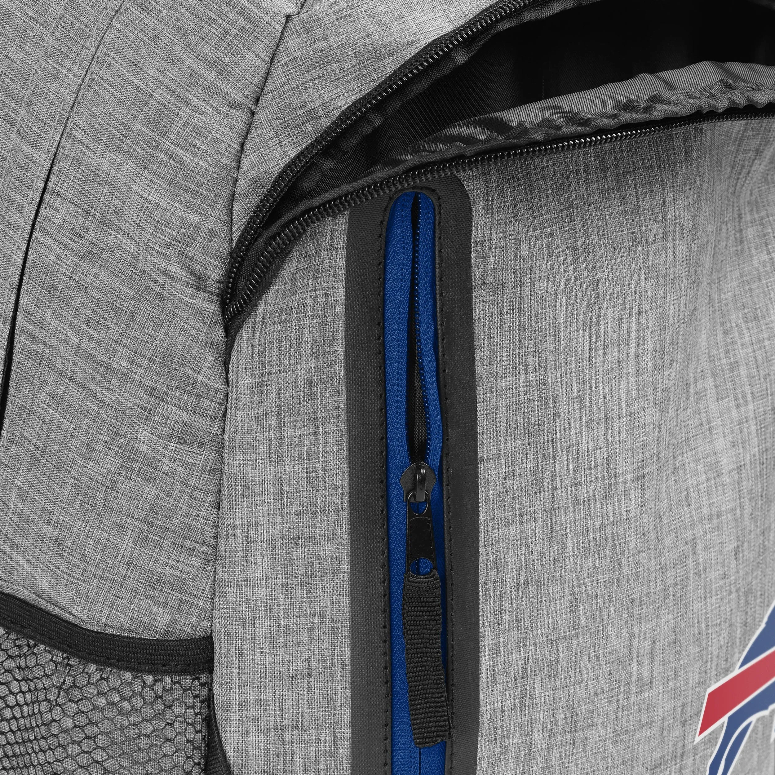 Buffalo Bills Heather Grey Bold Color Backpack