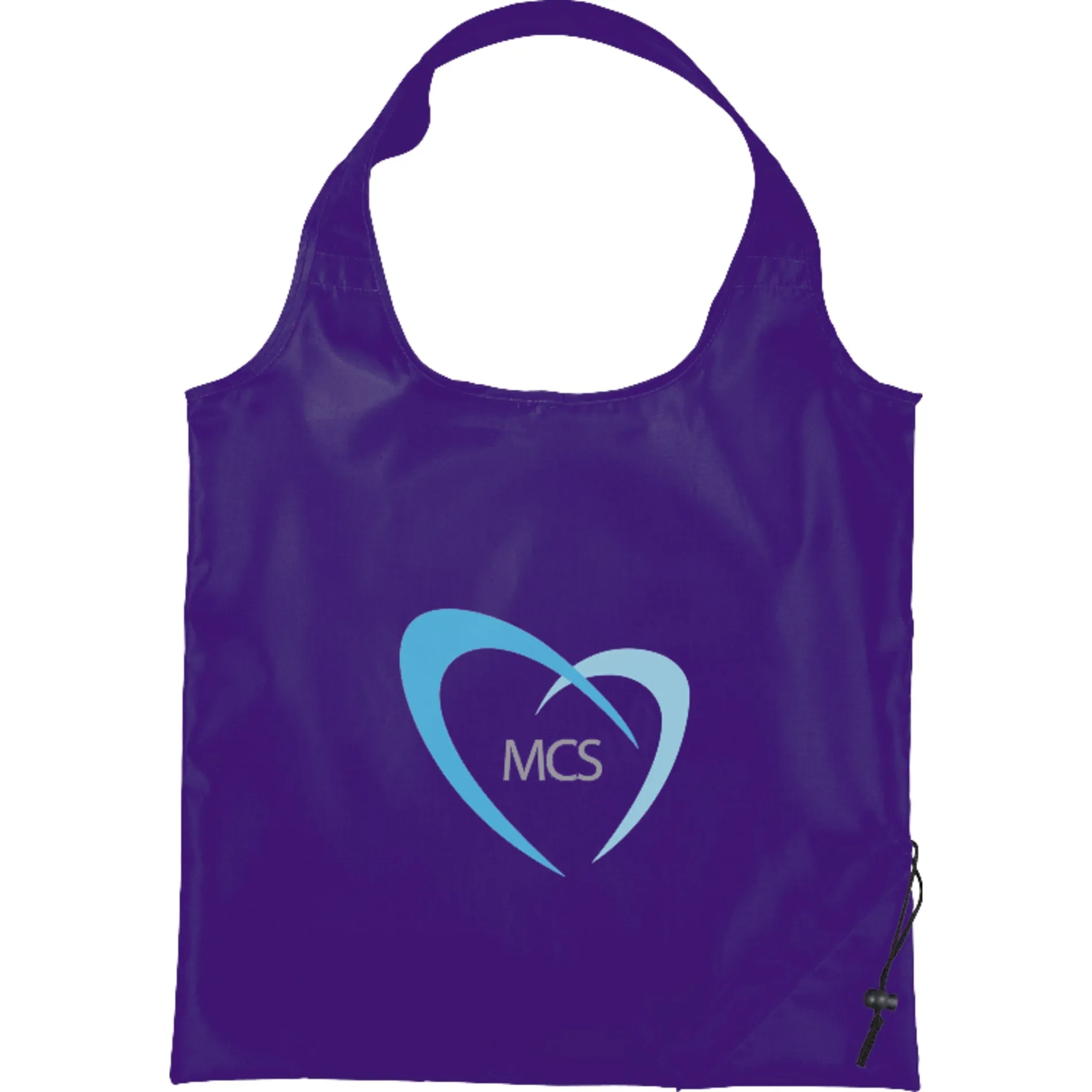Bungalow Foldaway Shopper Tote with Full Color Print