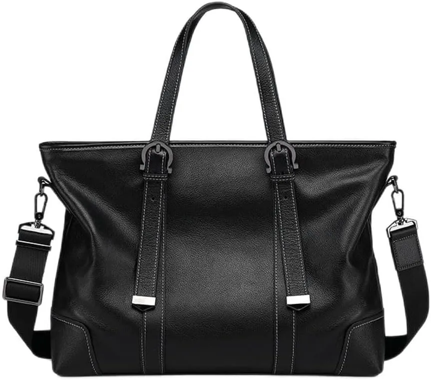Business Leather Clutch Casual Briefcase Men Shoulder Crossbody Handbag