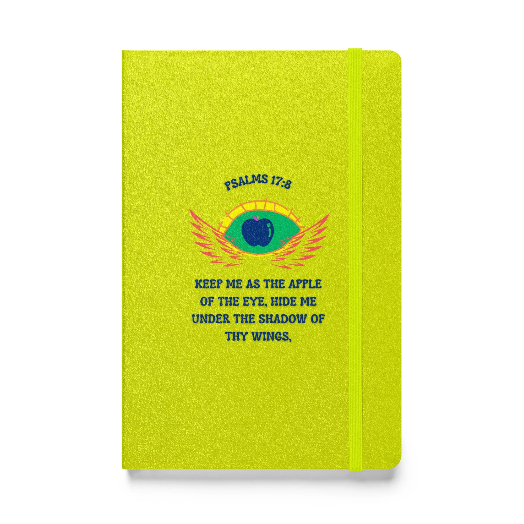 By Faith Psalms 17:8 Hardcover Bound Notebook
