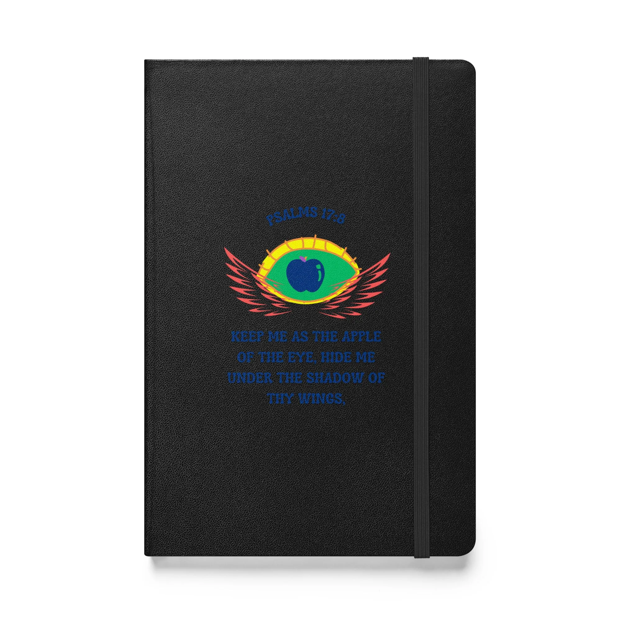 By Faith Psalms 17:8 Hardcover Bound Notebook