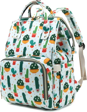 Cactus Laptop Backpack for Women Men, 15.6 inch College School Backpack Bookbag for Work/School/Travel/Business