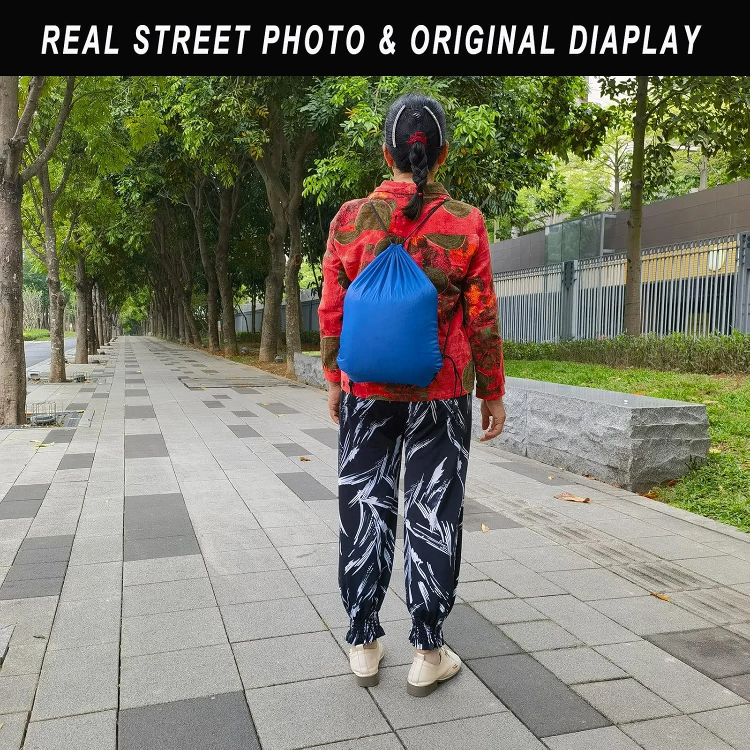 CAIHONG 100 Pcs Drawstring Backpack Bulk Drawstring Bags Cinch Sack for Gym, Yoga, Shopping, Sports, Hiking or Gifts for Women and Men, Royalblue