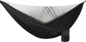 Camping Hammock 114x55 Inch Double Hammock Tent with Anti-Sting Mesh & Side Pocket Portable Nylon Hanging Bed with Set-Up Accessories & Storage Bag, Black