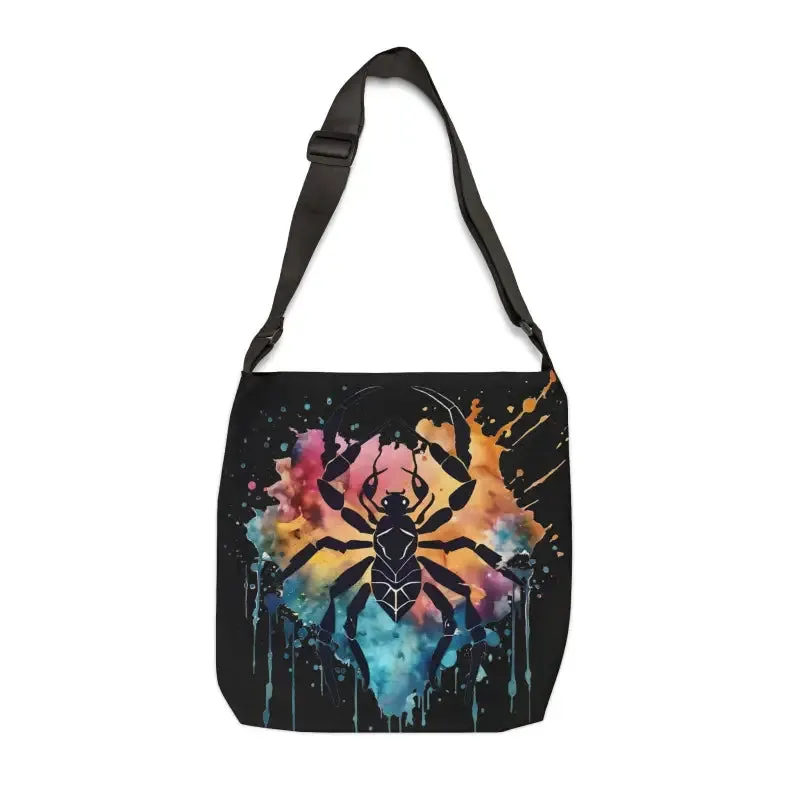 Cancer Zodiac Tote Bag Color Splash Design