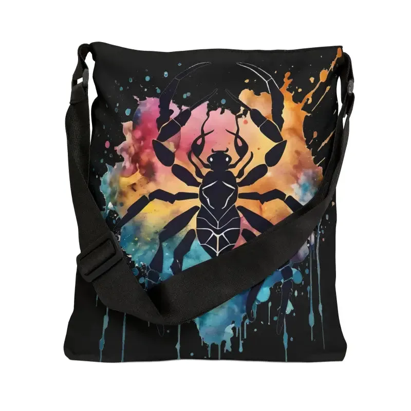 Cancer Zodiac Tote Bag Color Splash Design