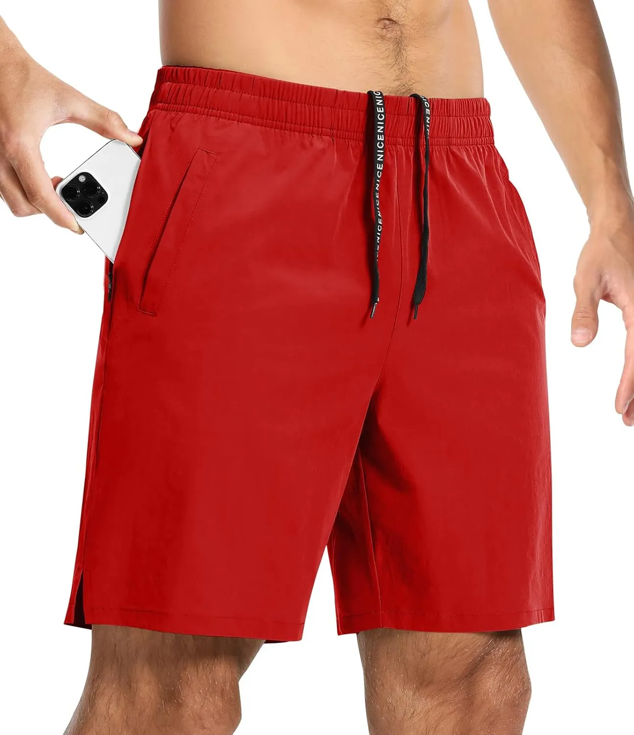CANGHPGIN Mens Workout Athletic Shorts 7 inch / 5 inch Quick Dry Running Shorts Men Lightweight Sports Gym Shorts with Pocket