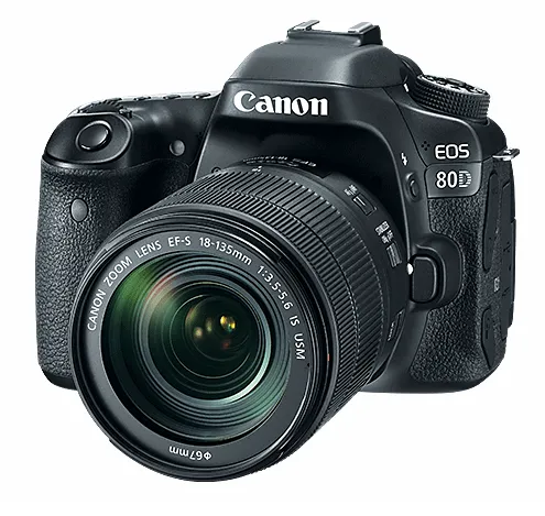 Canon EOS 80D DSLR Camera with 18-135mm IS USM Lens