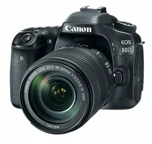 Canon EOS 80D DSLR Camera with 18-135mm IS USM Lens