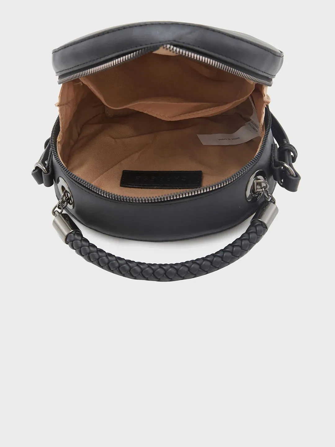 Caprese Josie Medium Black Sling Bag