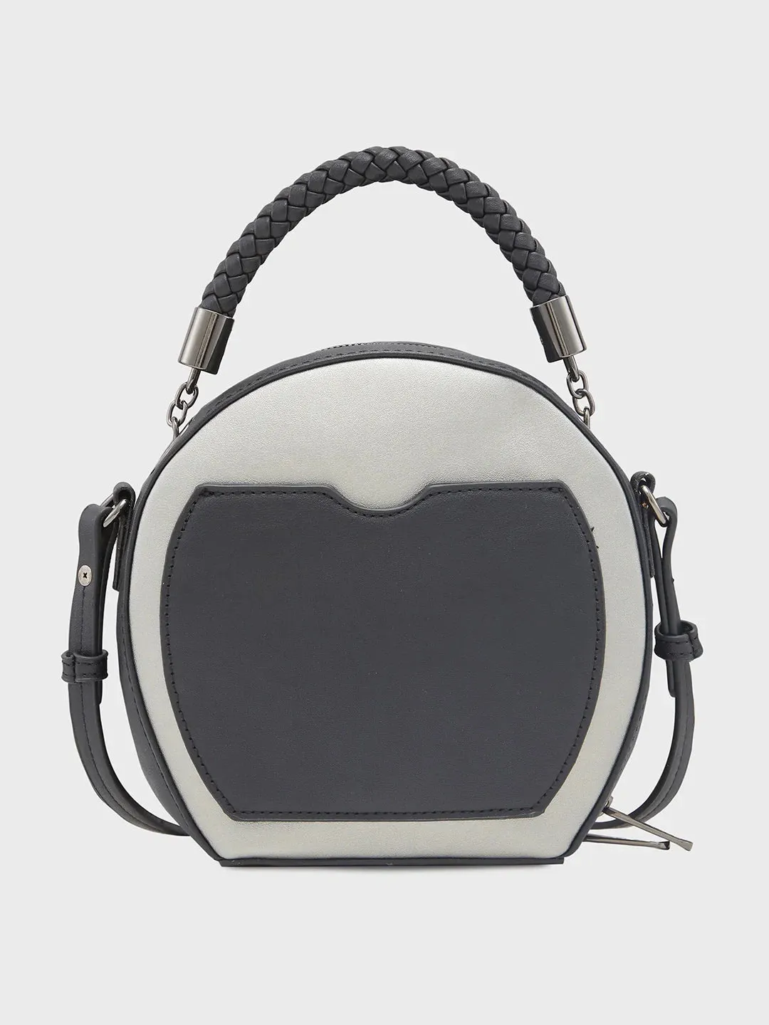 Caprese Josie Medium Black Sling Bag
