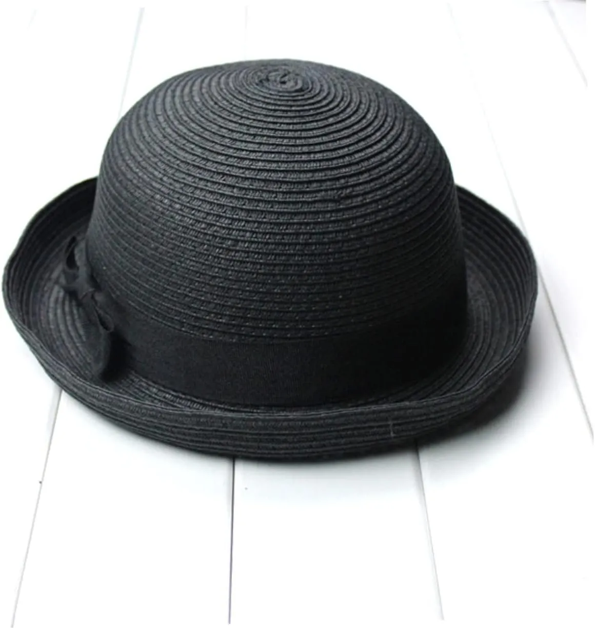 Caps for Men Straw Bowler Hat Mens Straw Hats Mens Caps Women’s Hat Foldable Sun Hat Wide Brim Dome Sun