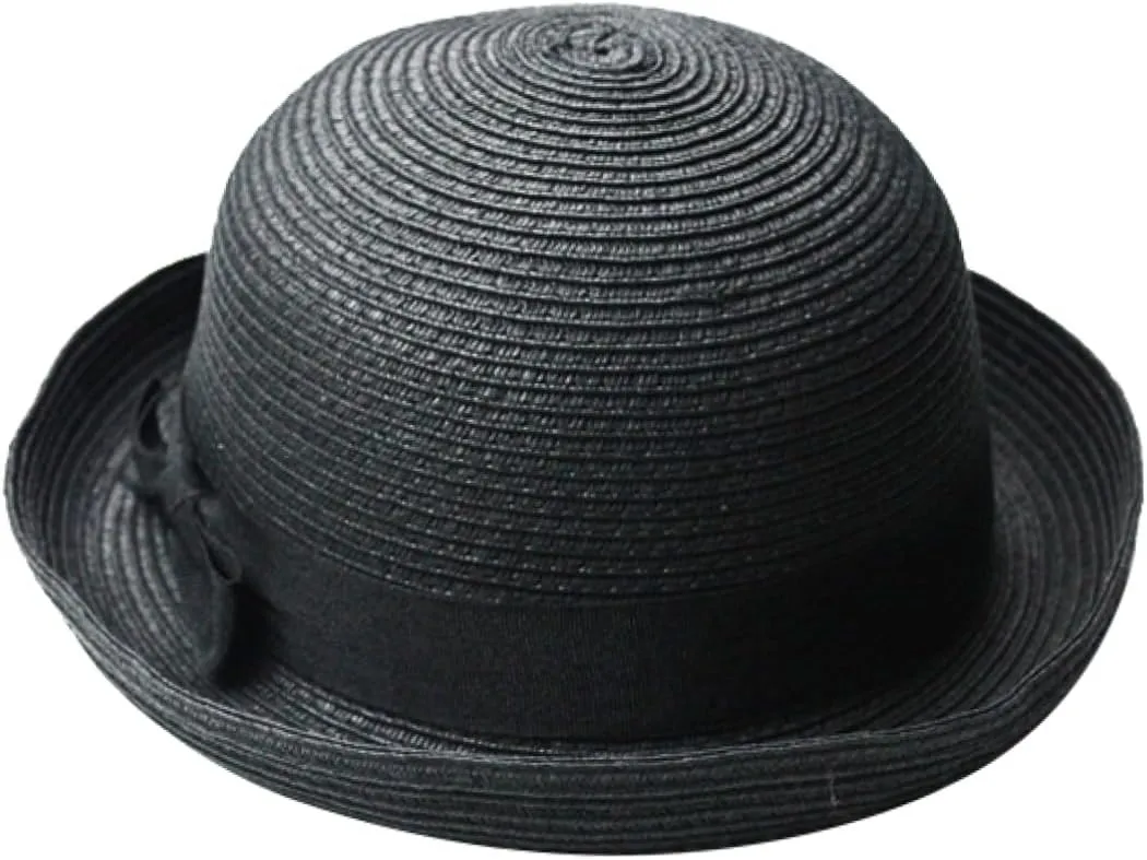Caps for Men Straw Bowler Hat Mens Straw Hats Mens Caps Women’s Hat Foldable Sun Hat Wide Brim Dome Sun