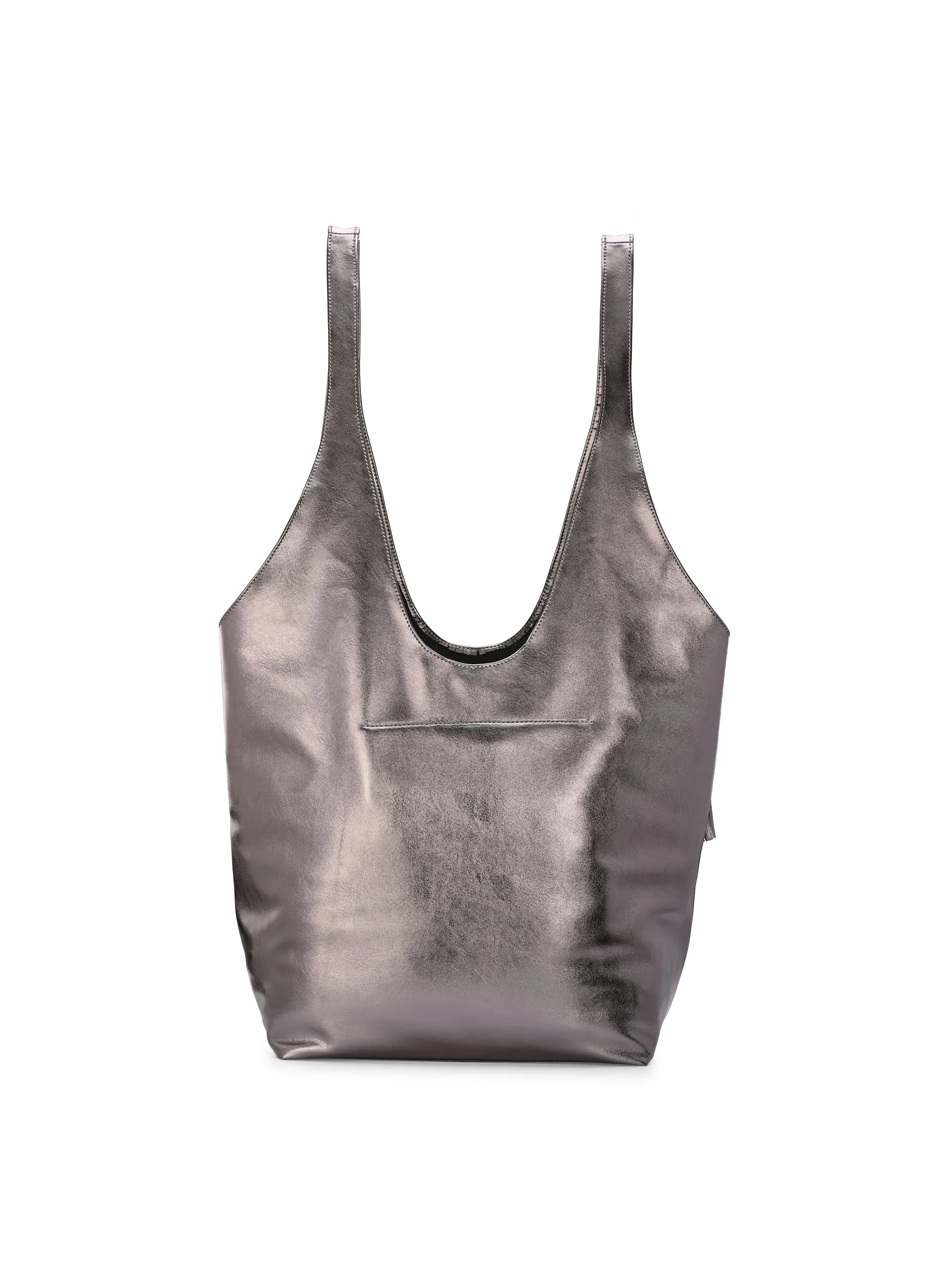 Carlo Romano By Wasan Silver color Stylish & Functional Accessory Premium Vegan Leather Hand Bags For Women
