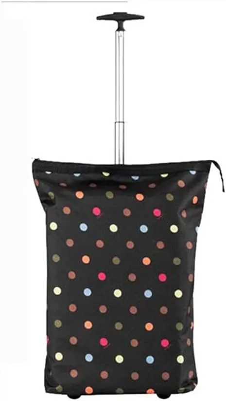 Cart Folding Shopping Cart Portable Tug Bag Storage Bag Luggage Cart Bag for Groceries, Shopping, Laundry Vertical Shopping Cart