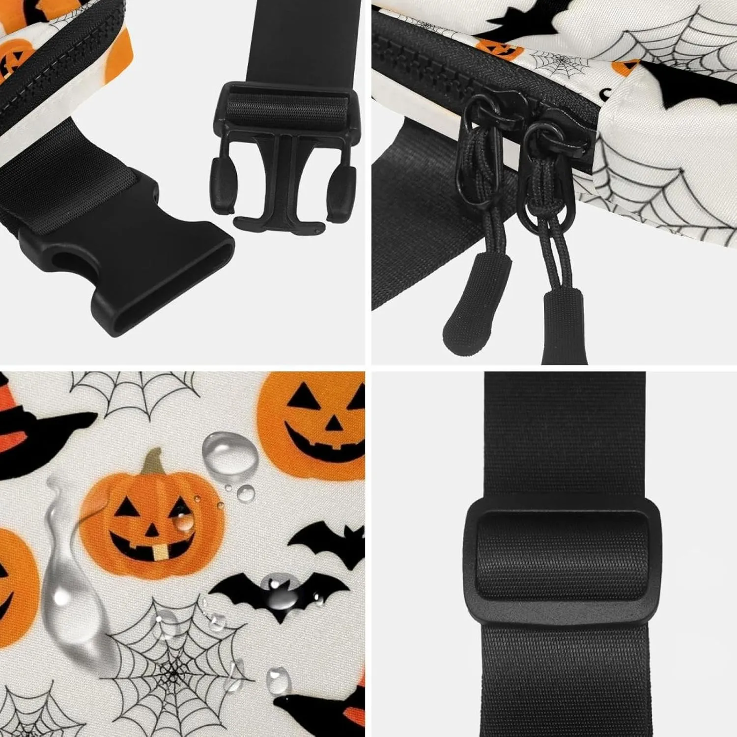 Cartoon Halloween-391 Crossbody Fanny Pack for Men&Women,Belt Bag for Travel Casual Walking Running Hiking Cycling