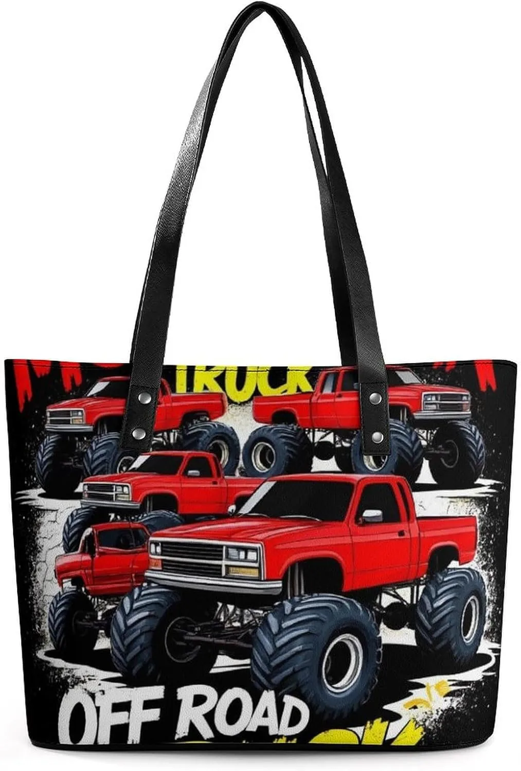 Casual Unsiex Tote Bag, Men and Women Lightweight Handbag with Compartment for Business, Travel