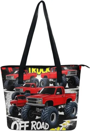 Casual Unsiex Tote Bag, Men and Women Lightweight Handbag with Compartment for Business, Travel