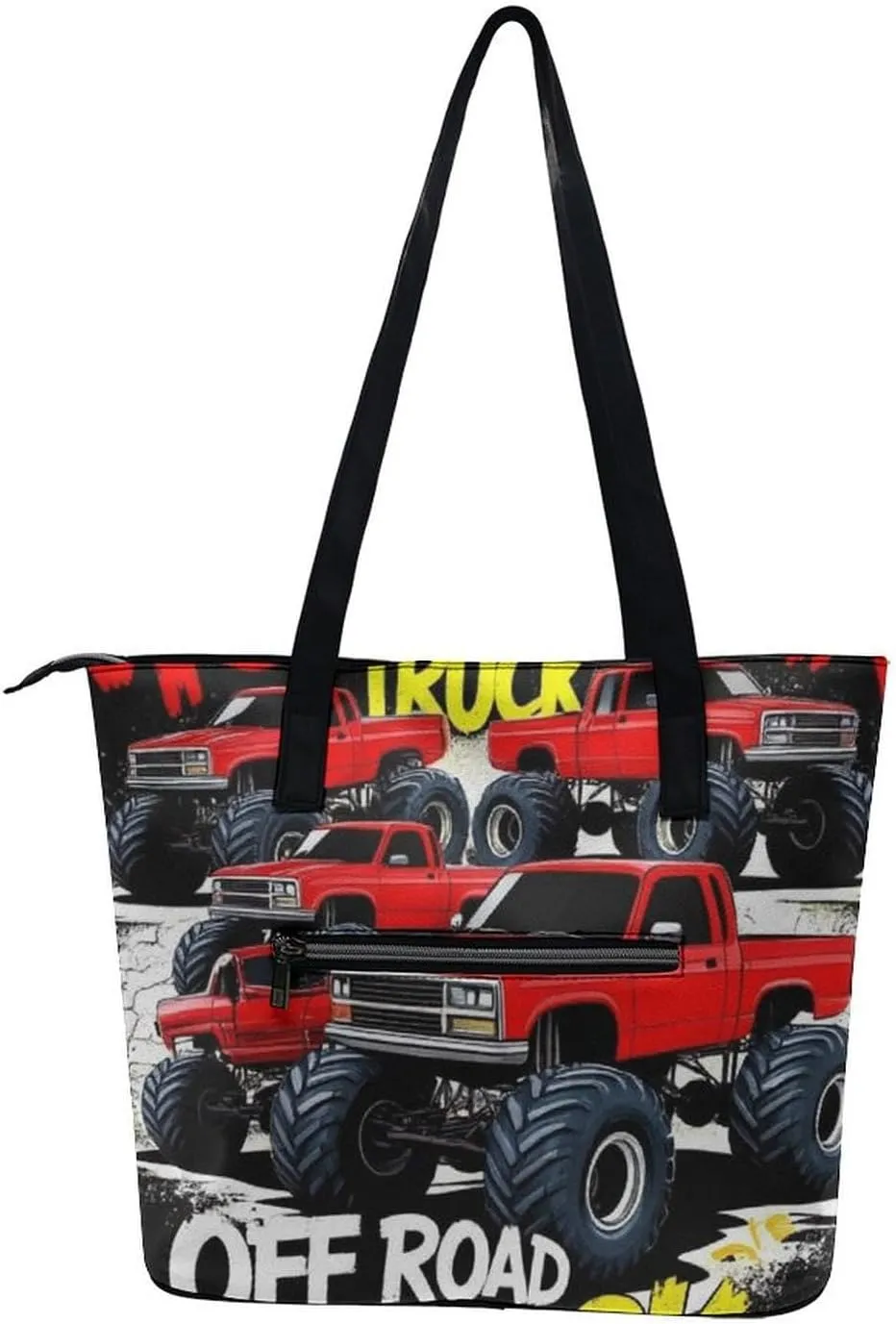 Casual Unsiex Tote Bag, Men and Women Lightweight Handbag with Compartment for Business, Travel