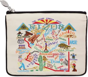 Catstudio Arizona Zipper Pouch Purse | Holds Your Phone, Coins, Pencils, Makeup, Dog Treats, & Tech Tools