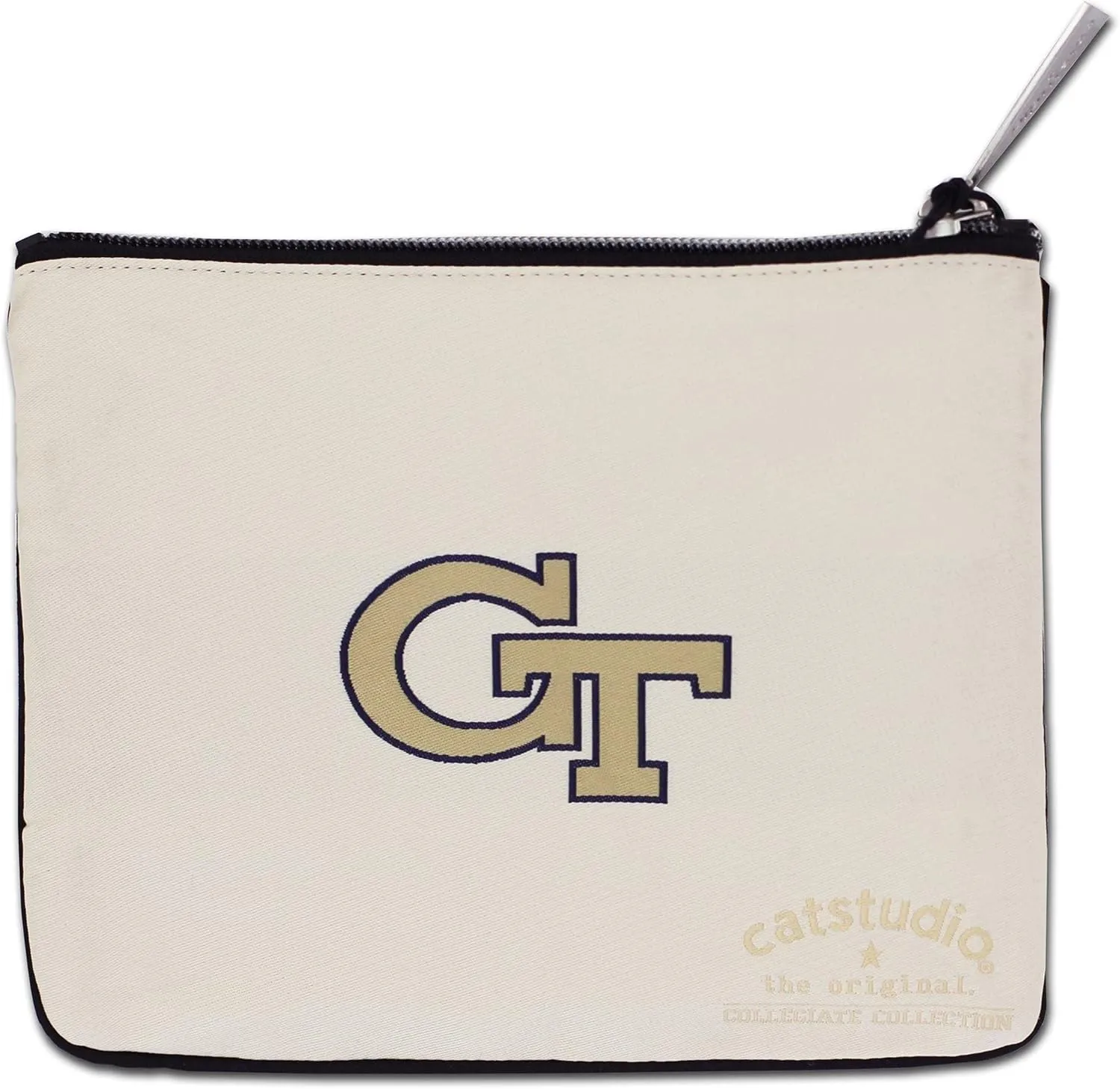 catstudio Georgia Tech Collegiate Zipper Pouch Purse | Holds Your Phone, Coins, Pencils, Makeup, Dog Treats, & Tech Tools