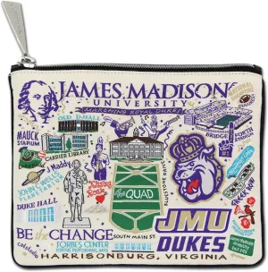 catstudio James Madison University Collegiate Zipper Pouch Purse | Holds Your Phone, Coins, Makeup, Dog Treats, & Tech Tools