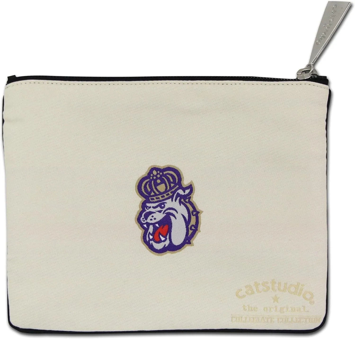catstudio James Madison University Collegiate Zipper Pouch Purse | Holds Your Phone, Coins, Makeup, Dog Treats, & Tech Tools