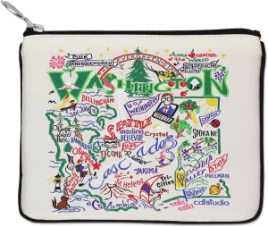 catstudio Washington Zipper Pouch Purse | Holds Your Phone, Coins, Makeup, Dog Treats, & Tech Tools