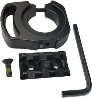 CDM Gear Aircraft Grade Aluminum Light Mount with 3 Rails Compatible with Mossberg 590 Shockwave 12 GA
